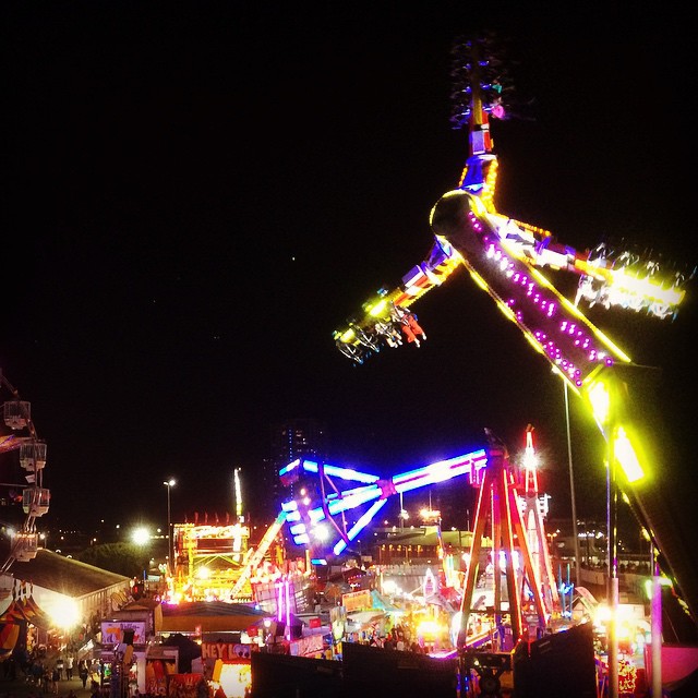 The lights have come to town #ekka #brisbane #365
