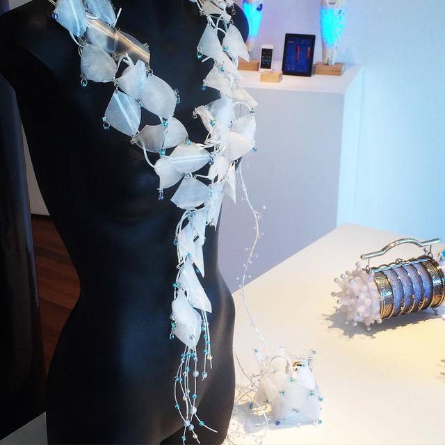 Stumbled across a glimpse of the future of wearable technology with the #wearnext_ exhibition at the #artisanqld gallery today.  #365