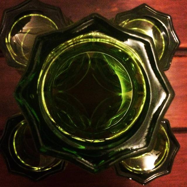 Green glass #crockery #365