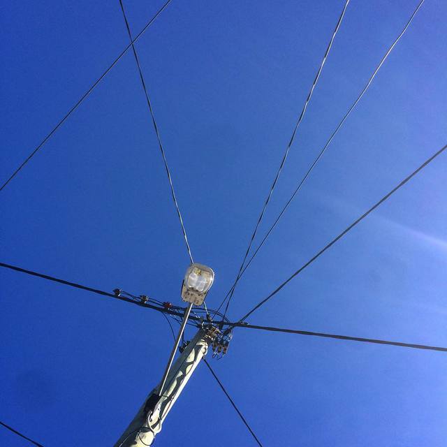 #lines #powerlines #streetpole #bluesky #365