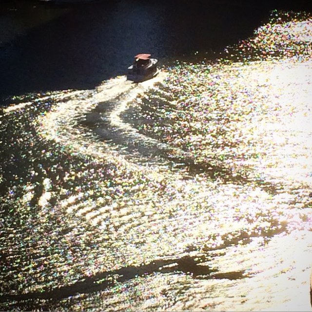 Glittering trails
#boat #river #ferry #reflectedsunlight #middayreflections #water #ripples #365