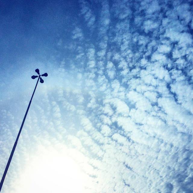 #lookingup 
#clouds
#streetlight
#365